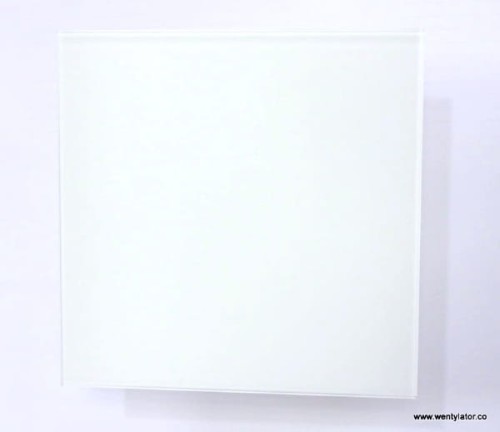 Wentylator łazienkowy dRim 100 Higro Szklany biały mat