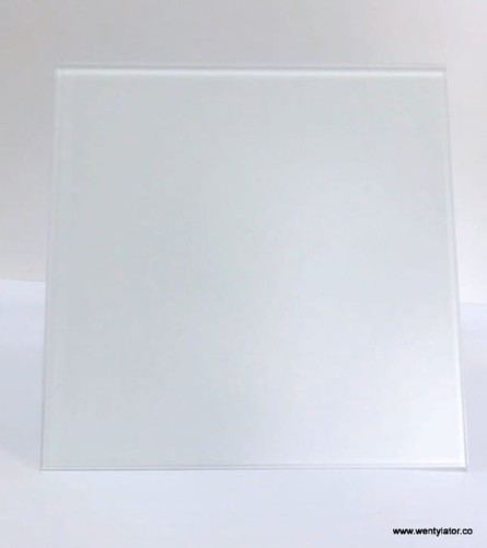 Wentylator łazienkowy dRim 100 Higro Szklany biały mat