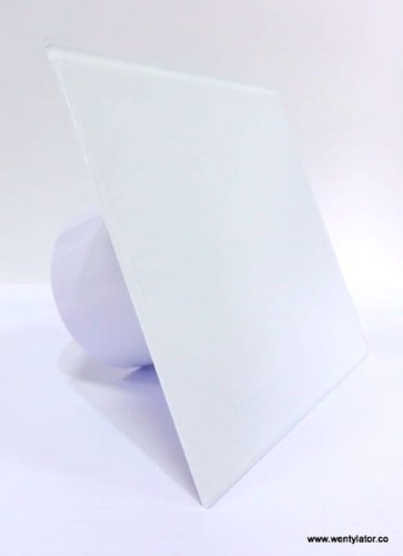 Wentylator łazienkowy dRim 100 Higro Szklany biały mat