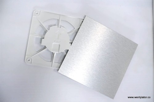 Kratka wentylacyjna srebrna aluminium szczotkowane