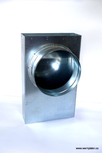 Kształtka L ocynkowana 150x50mm średnica 100mm