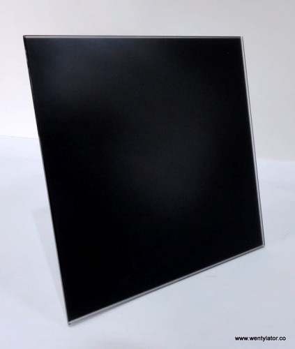 Wentylator łazienkowy dRim 100 Standard Szklany czarny mat