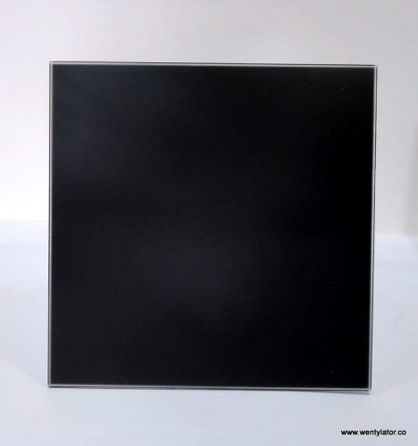 Wentylator łazienkowy dRim 100 Standard Szklany czarny mat