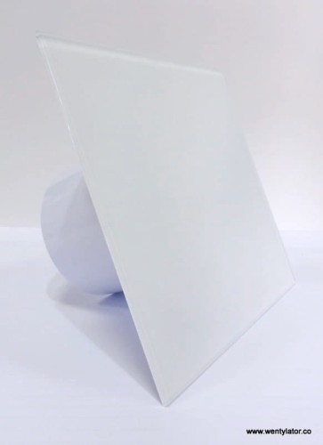 Wentylator łazienkowy dRim 100 Standard Szklany biały połysk