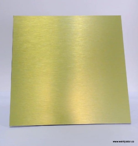 Wentylator łazienkowy dRim 100 Standard Złoty szczotkowany