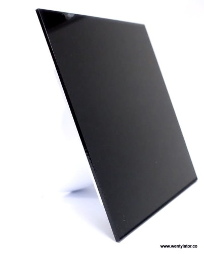 Wentylator łazienkowy dRim 100 Standard Czarny połysk PVC