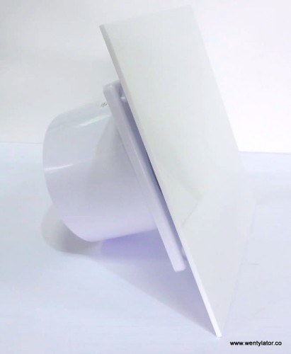 Wentylator łazienkowy dRim 100 Standard Biały połysk PVC