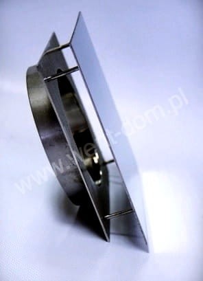 Kratka nierdzewna wentylacyjna (okrągły wpust) osłonowa poler