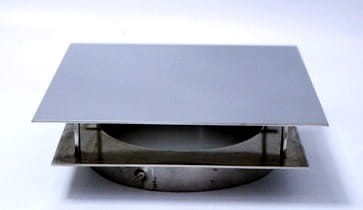 Kratka nierdzewna wentylacyjna (okrągły wpust) osłonowa poler