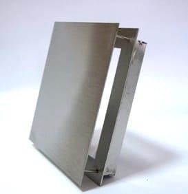 Kratka nierdzewna wentylacyjna osłonowa stal szlifowana 10x10cm