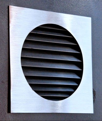 Kratka nierdzewna wentylacyjna KRO płaskownik szlif