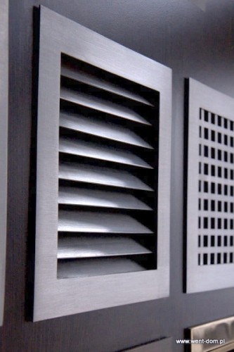 Kratka nierdzewna wentylacyjna płaskownik szlif