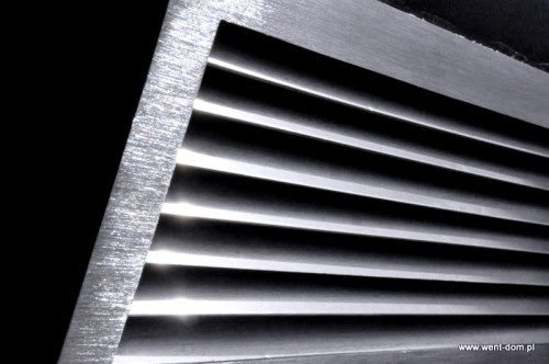 Kratka nierdzewna wentylacyjna płaskownik szlif