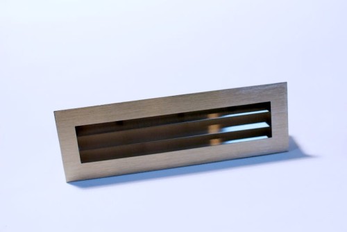 Kratka nierdzewna wentylacyjna płaskownik szlif