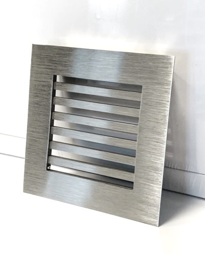 Kratka nierdzewna wentylacyjna pręty szlif