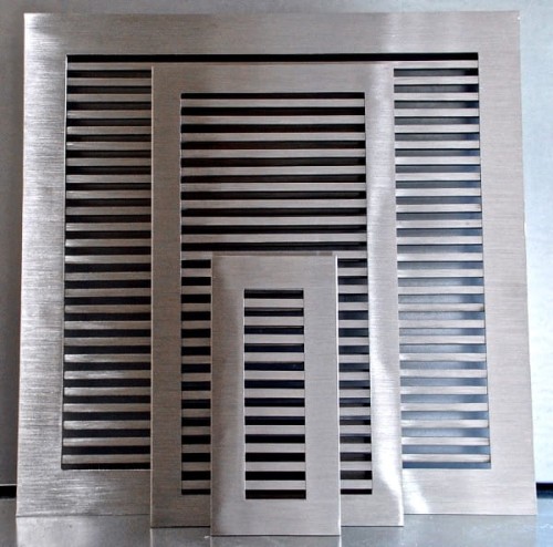 Kratka nierdzewna wentylacyjna pręty szlif