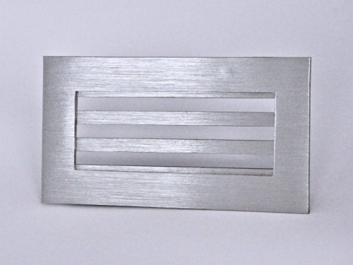 Kratka nierdzewna wentylacyjna pręty szlif