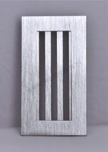 Kratka nierdzewna wentylacyjna pręty szlif