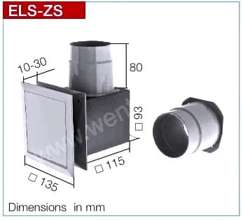 Podłączenie drugiego pomieszczenia ELS-ZS