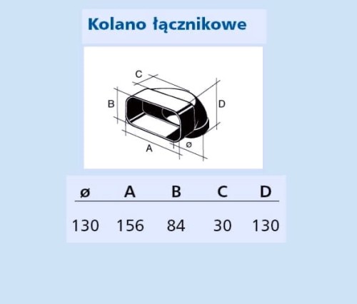 Kolano łącznikowe mufa 150x80mm Marley 60248