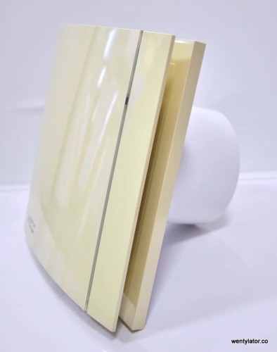 Wentylator łazienkowy Silent Design kremowy 100CRZ Timer 