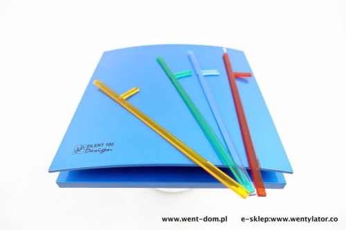 Wentylator łazienkowy Silent Design niebieski 100CZ