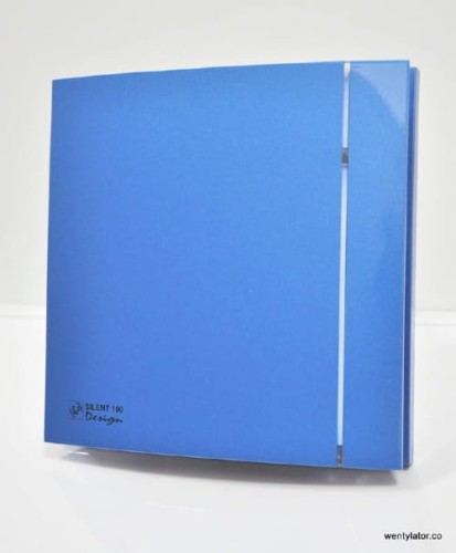 Wentylator łazienkowy Silent Design niebieski 100CZ