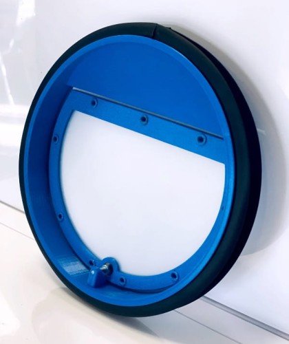 Zawór zwrotny wentylacyjny z magnesem fi 160 RSK-PM do okapu 