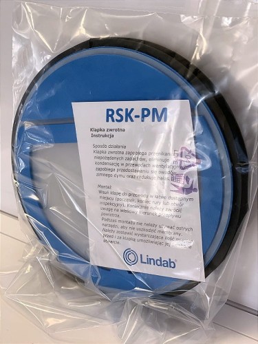 Zawór zwrotny wentylacyjny z magnesem fi 160 RSK-PM do okapu 