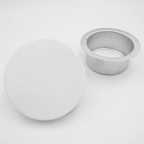 Anemostat fi 125 SV-SC biały typ skandynawski