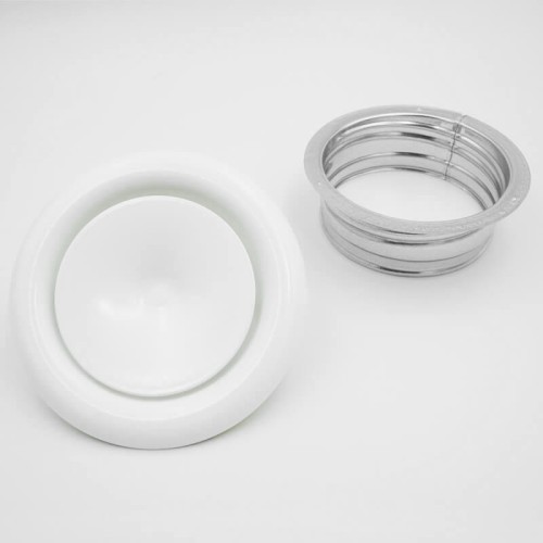 Anemostat nawiewny fi 100 SV biały