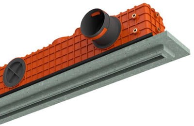 Nawiewnik szczelinowy liniowy Ergovent Lineo Pro Single 1000/75