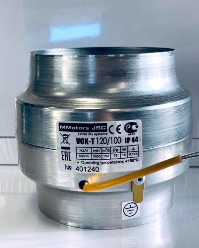 Wentylator kanałowy kominkowy VOK120/100HT fi100mm [2426]