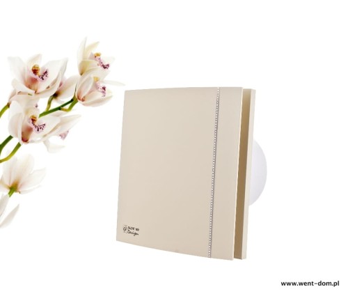 Wentylator łazienkowy Silent 100CZ Swarovski kolor szampański