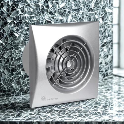 Wentylator łazienkowy Silent Silver 100CRZ Timer 