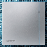 Wentylator łazienkowy Silent Silver Design 200CHZ Czujnik wilgoci + Timer