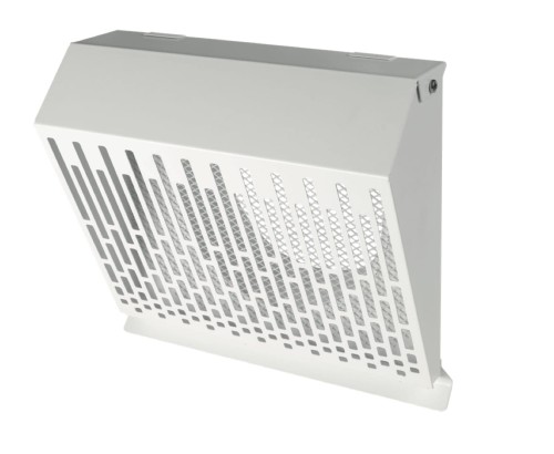 Wyrzutnia wentylacyjna ścienna biała fi 100
