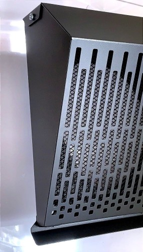 Wyrzutnia wentylacyjna ścienna grafitowa fi 100mm