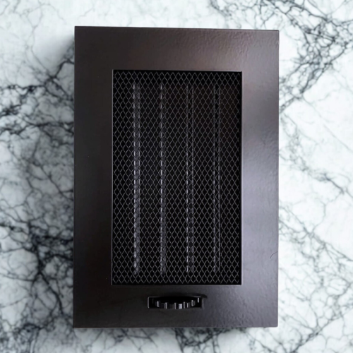 Kratka wentylacyjna czarna żaluzja 10,5 x 16,5cm