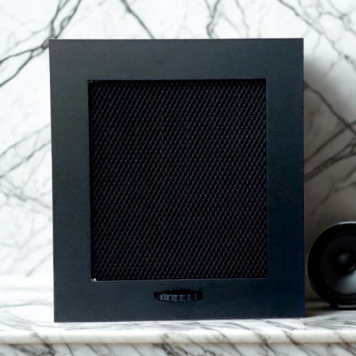 Kratka wentylacyjna czarna żaluzja 14 x 16,5cm