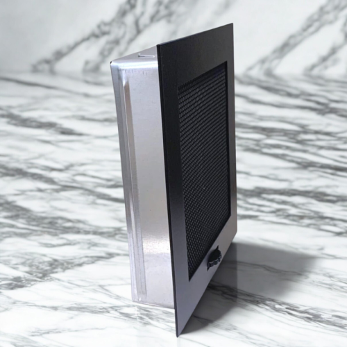 Kratka wentylacyjna czarna żaluzja 14 x 16,5cm