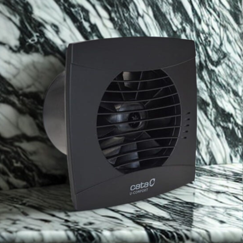 Wentylator łazienkowy CATA UC12 Hygro Czarny