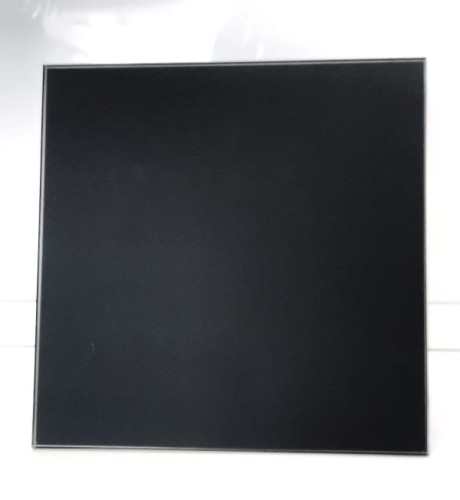 Czarny wentylator łazienkowy z czujnikiem wilgoci i timerem Ultra Cichy ze szklanym panelem [2348]