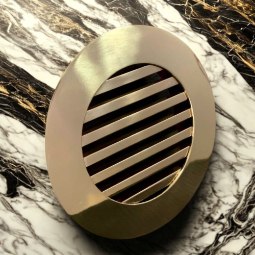 Kratka wentylacyjna mosiężna pręty poler 