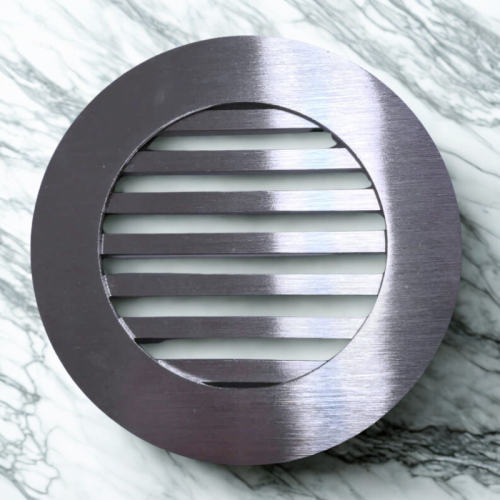 Kratka nierdzewna wentylacyjna okrągła pręty szlif