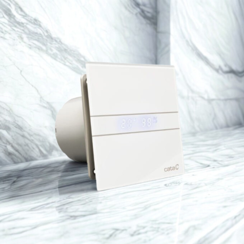 Wentylator łazienkowy Cata E150GTH Czujnik wilgoci + Timer Szklany