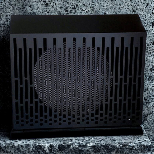 Wyrzutnia wentylacyjna ścienna grafitowa fi 200 do rekuperacji