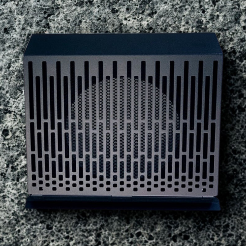 Wyrzutnia wentylacyjna ścienna grafitowa fi 200 do rekuperacji