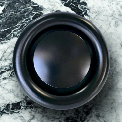 Zawór powietrzny wywiewny » anemostat czarny wyciągowy