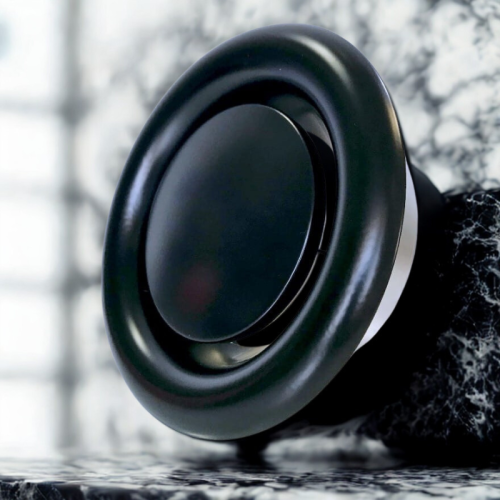 Zawór powietrzny wywiewny » anemostat czarny wyciągowy